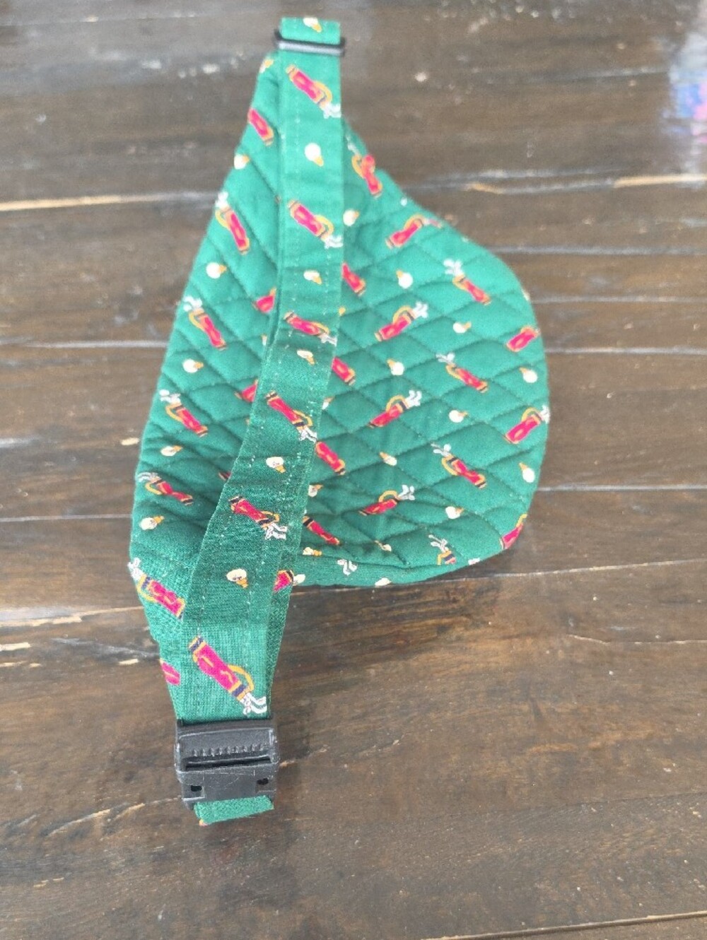 Vera Bradley Green Quilted Crossbody/Fanny Pack Golf Collectible 90s 80s Unique - Picture 5 of 11